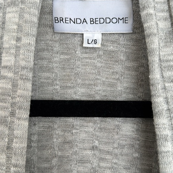 Brenda Beddome Gray Open Front Cardigan Sweater - Picture 2 of 4